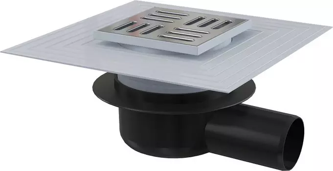 Сливной трап 105105/50 решетка из нержавеющей стали AlcaPlast APV26C
