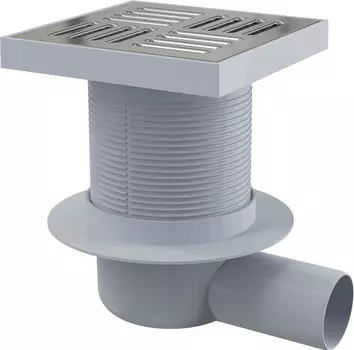 Сливной трап 150150/50 решетка из нержавеющей стали AlcaPlast APV5411