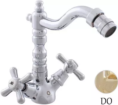 Смеситель для биде без донного клапана Rav Slezak Morava Retro MK120.5/9Z