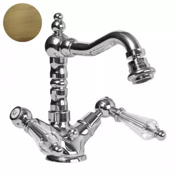 Смеситель для биде бронза, ручки Swarovski Cezares Diamond DIAMOND-BS2-02-Sw