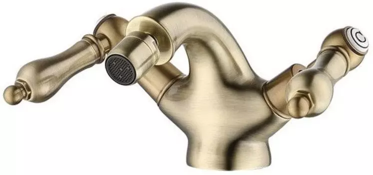 Смеситель для биде с донным клапаном Caprigo Adria Classic Metal Edition 03M-530-vot