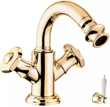 Смеситель для биде с донным клапаном Cezares APHRODITE-BS2-03/24-Bi