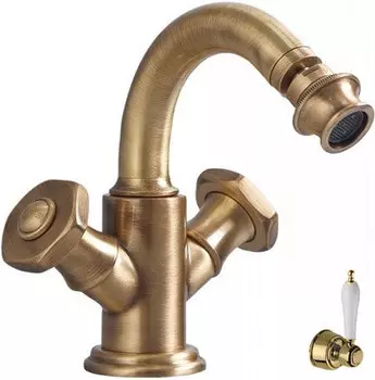 Смеситель для биде с донным клапаном Cezares APHRODITE-BS2-02-Bi