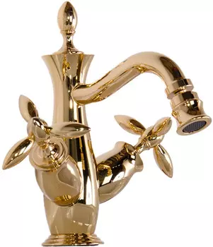 Смеситель для биде с донным клапаном Gattoni Timor 1835018D0oro