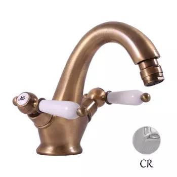 Смеситель для биде с донным клапаном Rav Slezak Morava Retro MK543.5