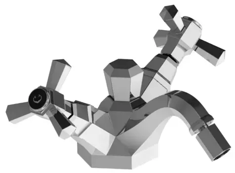 Смеситель для биде с донным клапаном Stella Eccelsa EC 00204 CR00