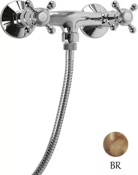 Смеситель для душа бронза, ручки бронза Cezares Golf GOLF-DS-02