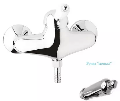 Смеситель для душа хром, ручка металл Cezares Elite ELITE-DM-01-M