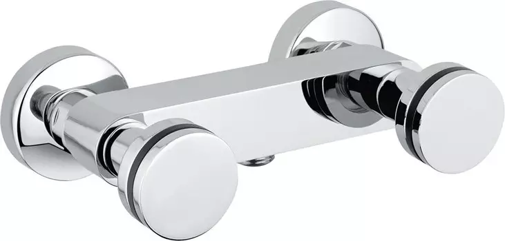 Смеситель для душа хром с ручным душем, ручки хром Cezares Flat FLAT-DS-01