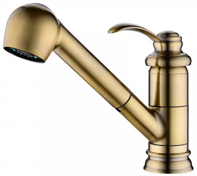 Смеситель для кухни античная латунь Omoikiri Kakogava-S-AB