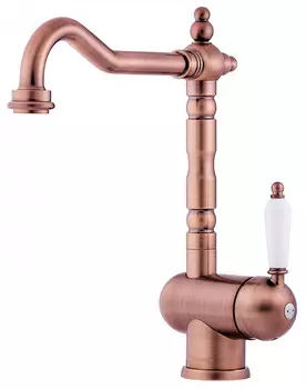 Смеситель для кухни античная медь Omoikiri Kyoto-AC