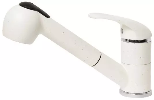 Смеситель для кухни AquaGranitEx белый C-4040(331)