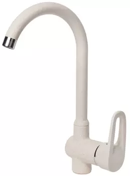 Смеситель для кухни AquaGranitEx бежевый C-5035(328)