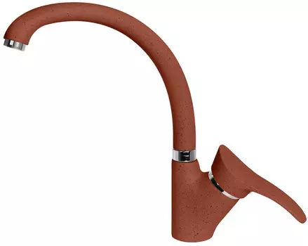Смеситель для кухни AquaGranitEx красный марс C-3040(334)