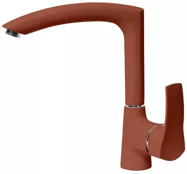 Смеситель для кухни AquaGranitEx красный марс C-7040(334)