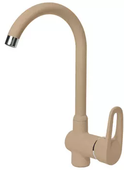 Смеситель для кухни AquaGranitEx песочный C-5035(302)