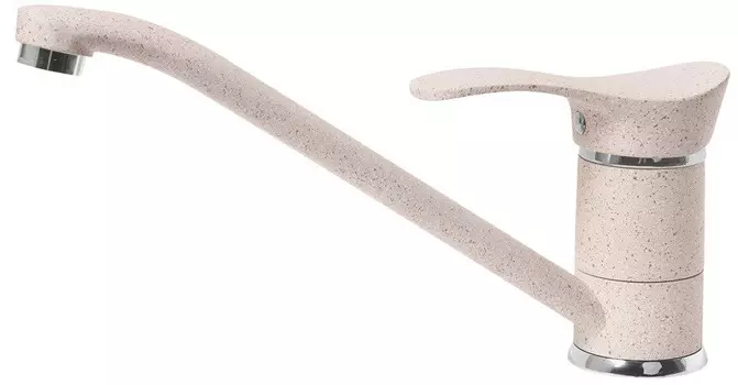 Смеситель для кухни AquaGranitEx светло-розовый C-1040(311)