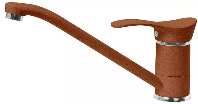 Смеситель для кухни AquaGranitEx терракот C-1040(307)