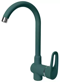 Смеситель для кухни AquaGranitEx зеленый C-5035(305)