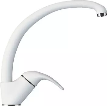 Смеситель для кухни белый Tolero Высокий 694753