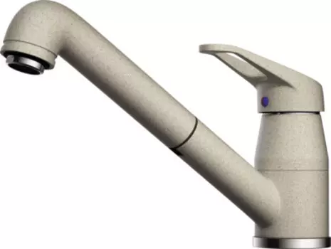 Смеситель для кухни бежевый Omoikiri Tateyama-S-SA