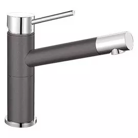 Смеситель для кухни Blanco Alta Compact Хром/Темная скала 518810