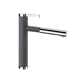 Смеситель для кухни Blanco Linee-S Хром/Темная скала 518804