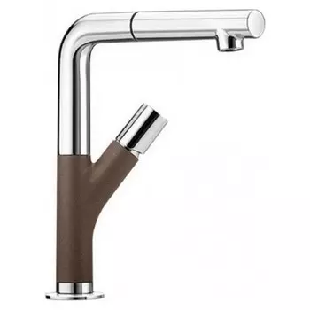 Смеситель для кухни Blanco Yovis-S Хром/Кофе 518299