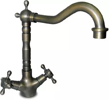 Смеситель для кухни GranFest бронза 20608