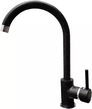 Смеситель для кухни GranFest черный 7651