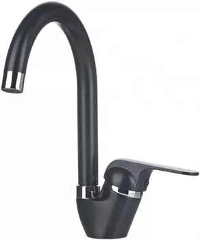 Смеситель для кухни Granula черный 1024bl