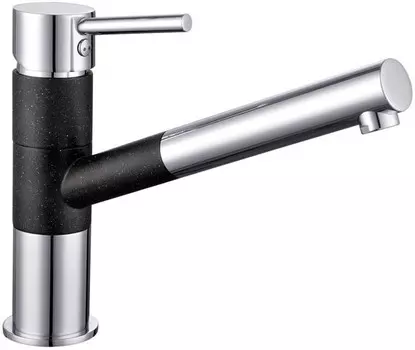 Смеситель для кухни хром/черный IDDIS Velikan VL1BBSGi05