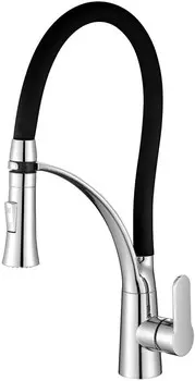 Смеситель для кухни хром/черный Osgard Svanen 47073