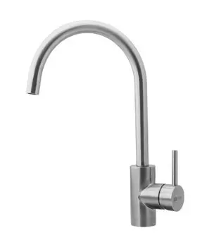 Смеситель для кухни из нержавеющей стали с поворотным изливом Lemark Expert LM5078S
