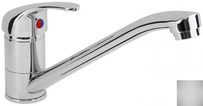 Смеситель для кухни матовый хром Ukinox UM1301 STCR