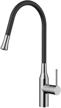 Смеситель для кухни нержавеющая сталь/черный Omoikiri Yatomi-BN-BL