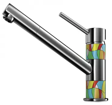 Смеситель для кухни нержавеющая сталь Omoikiri Aogashima-ST