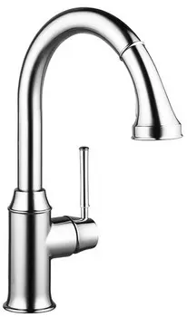 Смеситель для кухни, однорычажный, с выдвижным душем Hansgrohe Talis Classic 14863000