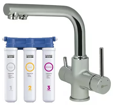 Смеситель для кухни с фильтром Lemark Comfort LM3061C + H851P00