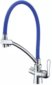 Смеситель для кухни с подключением к фильтру Lemark Comfort LM3070C-Blue
