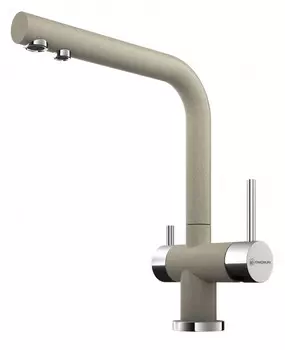 Смеситель для кухни с подключением к фильтру бежевый Omoikiri Nagano-SA