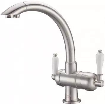 Смеситель для кухни с подключением к фильтру Zorg Sanitary ZR 327 YF SATIN