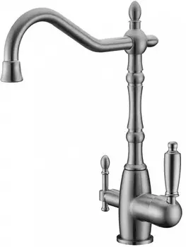 Смеситель для кухни с подключением к фильтру Zorg Sanitary ZR 312 YF-33-SATIN