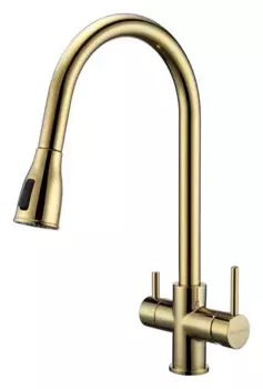 Смеситель для кухни с подключением к фильтру Paulmark Lange La214212-G