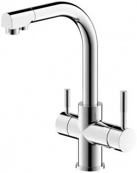 Смеситель для кухни с подключением к фильтру Bravat Palace F729261CP-RUS