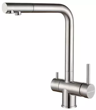 Смеситель для кухни с подключением к фильтру Paulmark Skalen Sk213020-SS