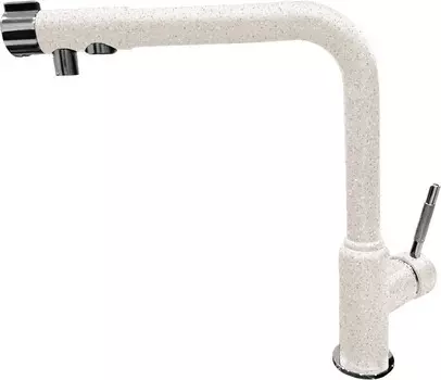 Смеситель для кухни с подключением к фильтру GranFest белый 7671