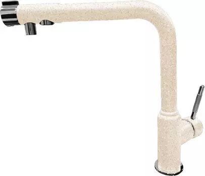 Смеситель для кухни с подключением к фильтру GranFest бежевый 7671