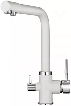 Смеситель для кухни с подключением к фильтру Granula арктик 2015wh