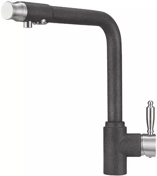 Смеситель для кухни с подключением к фильтру Granula графит 2301bg